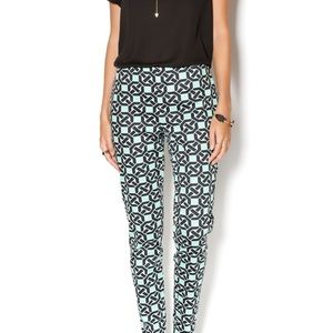 Tracy Negoshian Frida Geo block cropped pants s/m